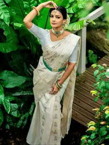 KALINI Woven Design Pure Silk Banarasi Saree