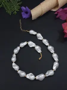 V FASHION JEWELLERY Gold-Plated Necklace