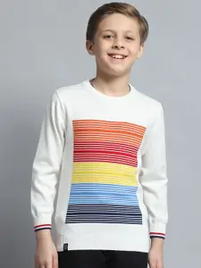 Monte Carlo Boys Striped Pullover