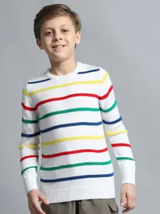 Monte Carlo Boys Striped Woollen Pullover