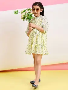 Stylo Bug Floral Print A-Line Dress