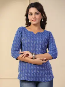 MERAAKI FASHION Print Cotton Top