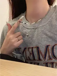 StyleCast Elegant Silver-Toned Statement Layered Necklace