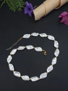 V FASHION JEWELLERY Gold-Plated Necklace