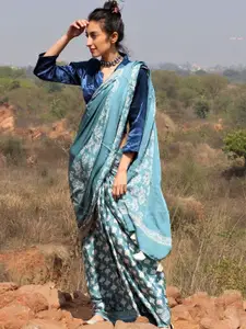 Chidiyaa Ethnic Motifs Pure Silk Saree