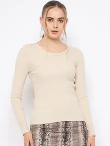 Madame Women Striped Pullover