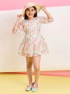 Stylo Bug Floral Print Fit & Flare Dress