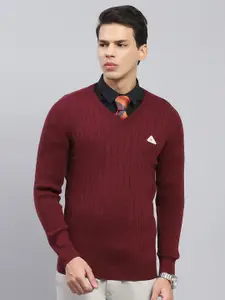 Monte Carlo Men Striped Woollen Pullover