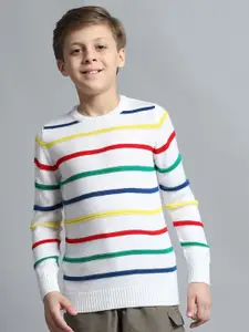 Monte Carlo Boys Striped Woollen Pullover