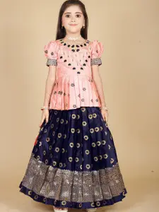 FELIZ THE DESIGNER STUDIO Girls Thread Work Ready to Wear Lehenga &