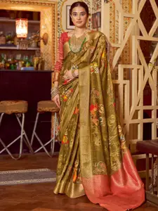 Mitera Kalamkari Designer Sungudi Saree