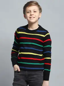 Monte Carlo Boys Striped Woollen Pullover