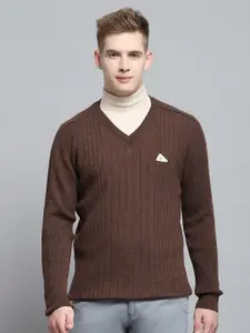 Monte Carlo Men Striped Woollen Pullover