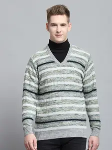 Monte Carlo Men Striped Woollen Pullover