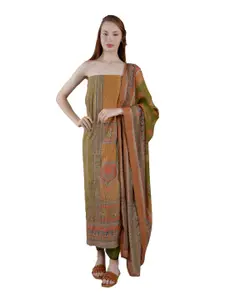 MOZAFIA Floral Printed Unstitched Dress Material