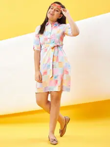 Stylo Bug Checked Shirt Dress