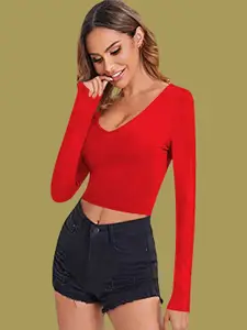 Dream Beauty Fashion Women Fitted Crop Top