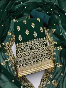 KIMISHA Floral Embroidered Unstitched Dress Material