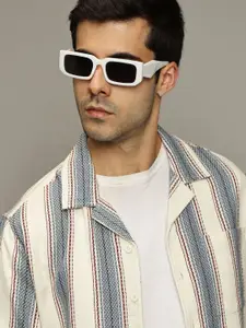 The Roadster Lifestyle Co. Men Premium Relaxed Fit Vertical Striped Cotton Casual Shirt