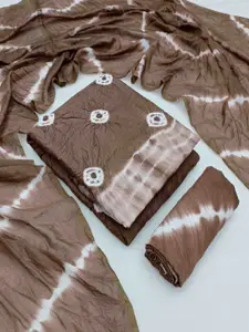 KALINI Bandhani Dyed Unstitched Dress Material