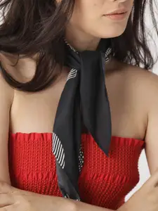 RAREISM Women Printed Pure Cotton Scarf