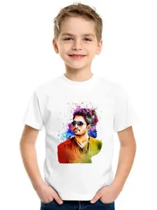 SHUBHAM DESIGNER GALLERY Girls Graphic Printed Round Neck T-shirt