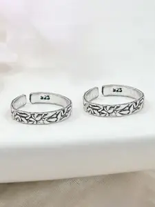 Unniyarcha Starry Night 92.5 Sterling Silver Toe Rings