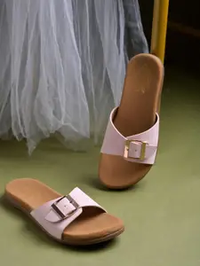 Shoetopia Girls Open Toe Flats