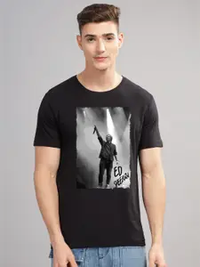 ADRO Men Graphic Printed Round Neck Cotton T-shirt