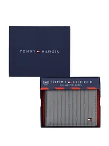 Tommy Hilfiger Men Printed Leather Two Fold Wallet