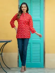 KALINI Women Ethnic Motifs Printed Pure Cotton Kurti