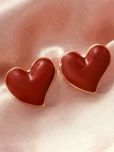 SALTY Valentines Day Heart Shaped Studs Earrings