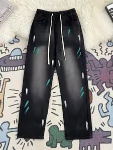 StyleCast x Revolte Men Light Fade Printed Regular Fit Stretchable Jeans