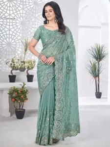Anouk Embellished Sequinned Saree