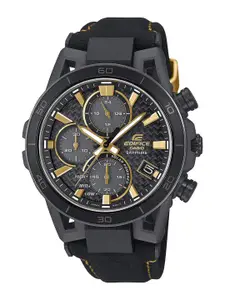 CASIO Men Dial & Cuff Straps Analogue Chronograph Solar Powered Watch ED641