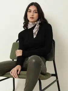 RAREISM Women Miller Primary Beige Scarves