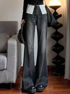 StyleCast x Revolte Women Bootcut Light Fade Mid-Rise Jeans