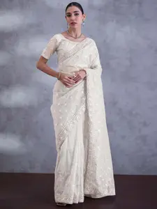 Mitera Embellished Sequinned Saree