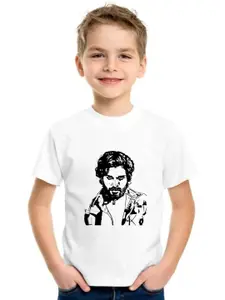 SHUBHAM DESIGNER GALLERY Girls Graphic Printed Round Neck T-shirt