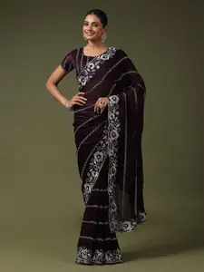 Saree mall Embellished Beads and Stones Sarees