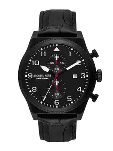 Michael Kors Panorama Men Quartz Leather Straps Analogue Watch MK9201