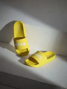Jack & Jones Men Logo Printed Pool Sliders
