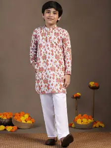 Sangria Boys Printed Kurta Set