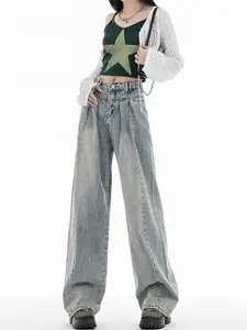 bebe Women High-Rise Heavy Fade Jeans