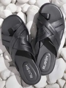 Ruosh Men Leather Comfort Sandals