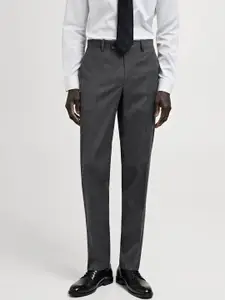MANGO MAN Slim Fit Formal Trousers