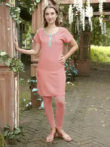 Anouk Rustic Round Neck Straight Kurta