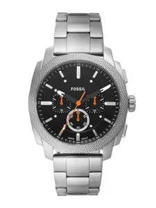 Fossil Men Dial & Stainless Steel Straps Analogue Watch FS6095