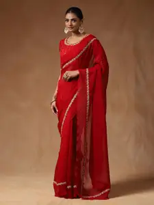 Saree mall Embellished Beads and Stones Sarees