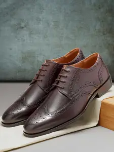 Ruosh Men Leather Formal Derbys